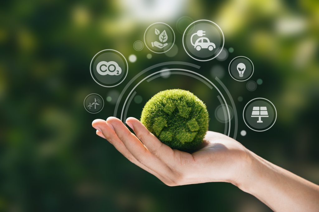 hand,of,human,holding,green,world,with,environment,icon,,save